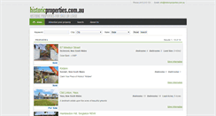 Desktop Screenshot of historicproperties.com.au